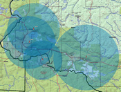 Dickinson County - Click for Larger Version